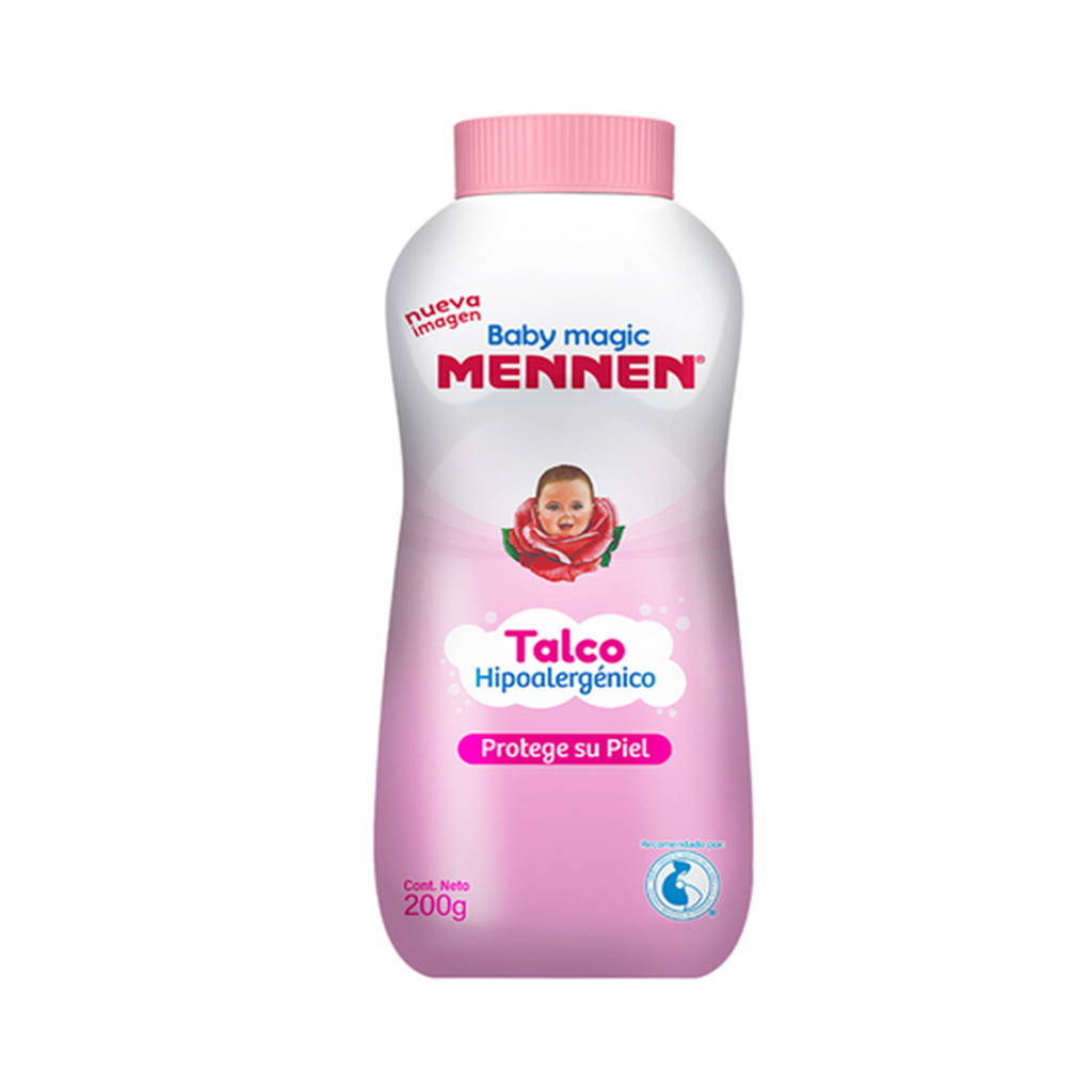 [3500101] Mennen - Talco Hiperalergénico 200gr (Rosa)